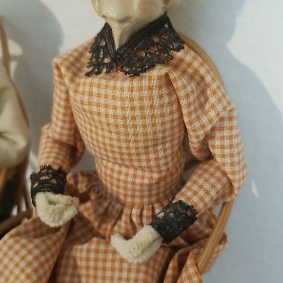 Grandma & Grandpa Dolls Handmade by Rena's Dough Or - Picture 6 of 15